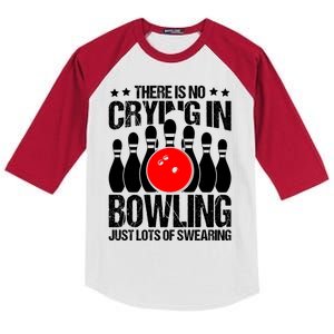 Funny Bowling Kids Colorblock Raglan Jersey