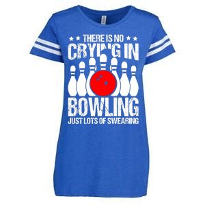 Funny Bowling Enza Ladies Jersey Football T-Shirt