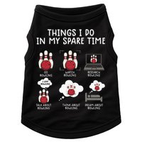 Funny Bowling For Men Doggie Tank