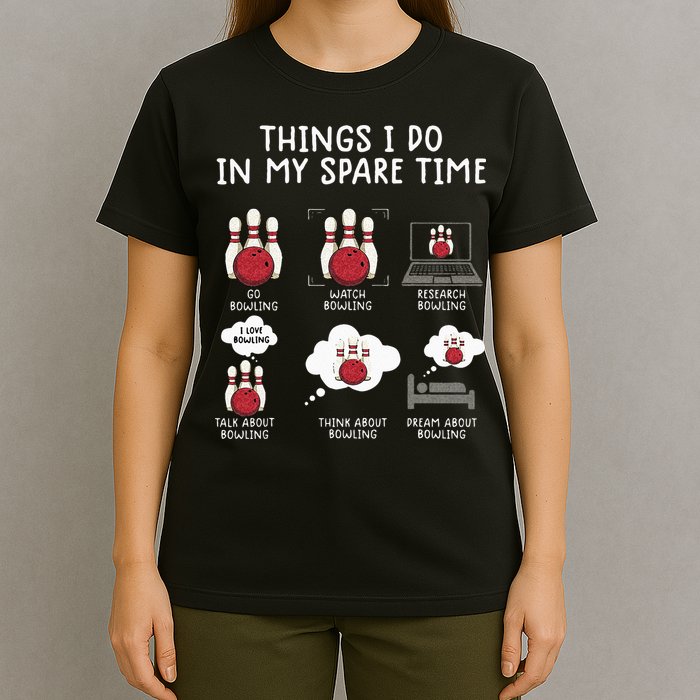 Funny Bowling For Men T-Shirt