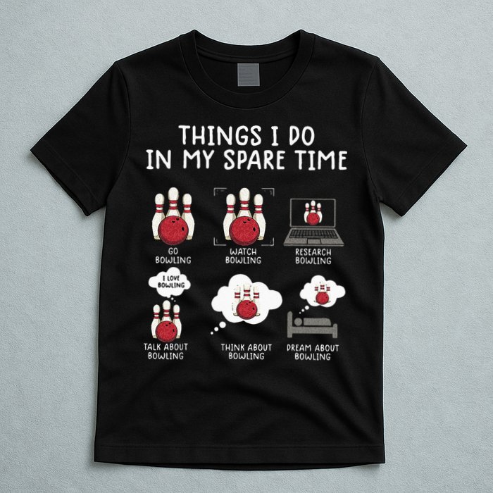 Funny Bowling For Men T-Shirt