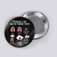 Funny Bowling For Men Button