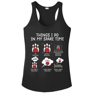 Funny Bowling For Men Ladies PosiCharge Competitor Racerback Tank