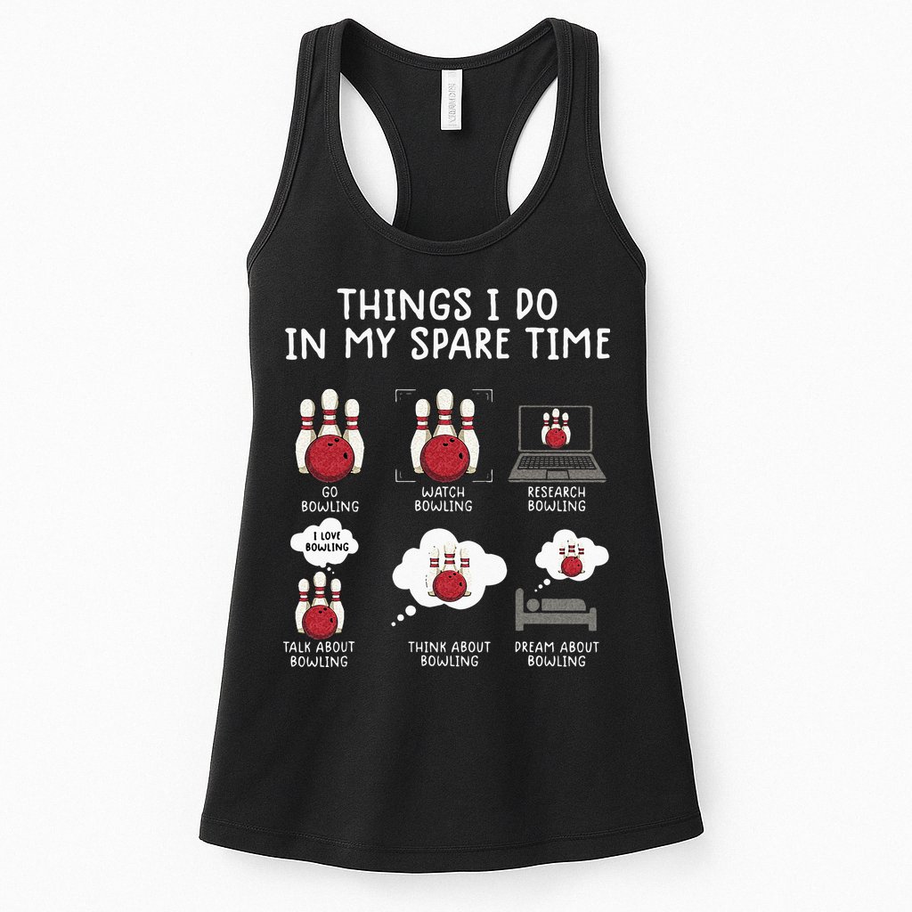 Funny Bowling For Men Womens Tank Top