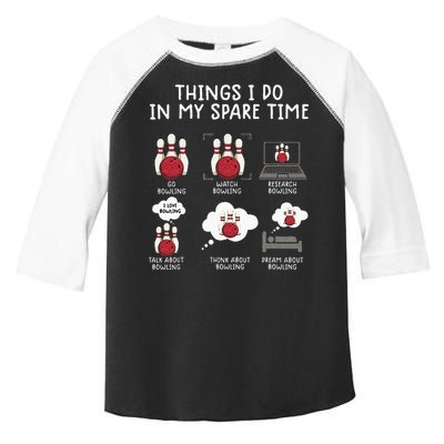 Funny Bowling For Men Toddler Fine Jersey T-Shirt