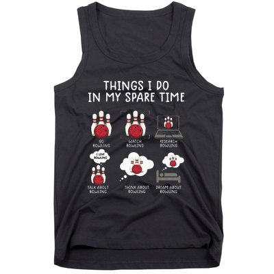 Funny Bowling For Men Tank Top