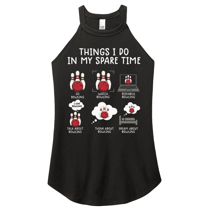 Funny Bowling For Men Women's Perfect Tri Rocker Tank