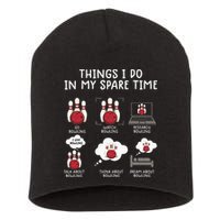 Funny Bowling For Men Short Acrylic Beanie