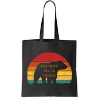 Funny Bear Foxtrot Delta Tango  Bag