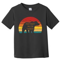 Funny Bear Foxtrot Delta Tango  Toddler T-Shirt