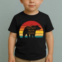 Funny Bear Foxtrot Delta Tango  Toddler T-Shirt