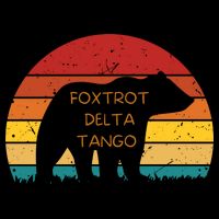 Funny Bear Foxtrot Delta Tango  Toddler T-Shirt