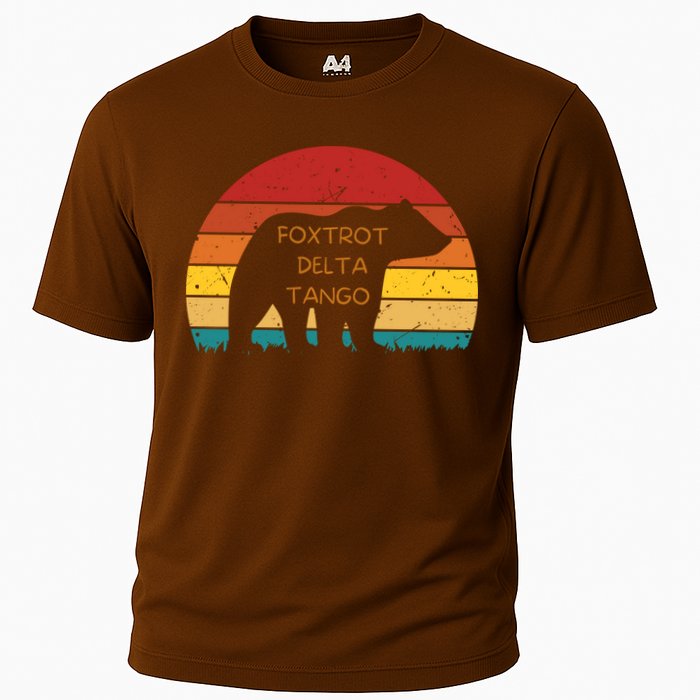 Funny Bear Foxtrot Delta Tango  Performance Shirt