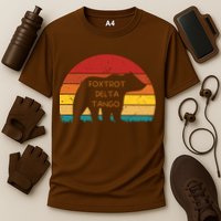 Funny Bear Foxtrot Delta Tango  Performance Shirt