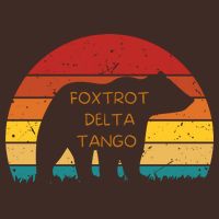 Funny Bear Foxtrot Delta Tango  Performance Shirt