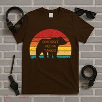 Funny Bear Foxtrot Delta Tango  T-Shirt