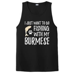 Fishing Burmese For Boating Cat Mom Or Cat Dad Gift PosiCharge Competitor Tank