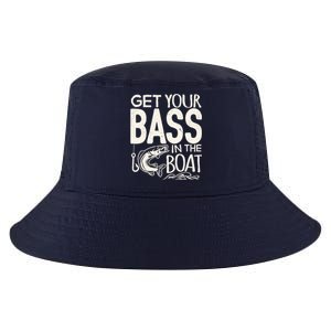 Funny Bass Fishing Get Your Bass In The Boat T Cool Comfort Performance Bucket Hat