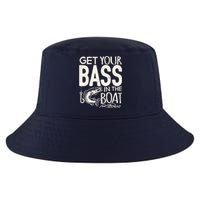 Funny Bass Fishing Get Your Bass In The Boat T Cool Comfort Performance Bucket Hat