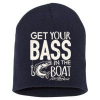 Funny Bass Fishing Get Your Bass In The Boat T Short Acrylic Beanie