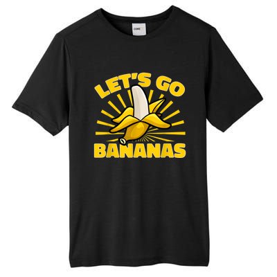 Funny Banana Fruit Lets Go Bananas Tall Fusion ChromaSoft Performance T-Shirt