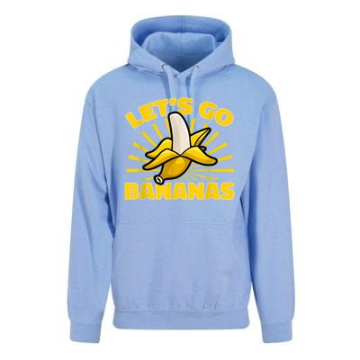 Funny Banana Fruit Lets Go Bananas Unisex Surf Hoodie