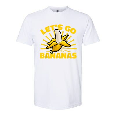 Funny Banana Fruit Lets Go Bananas Softstyle CVC T-Shirt