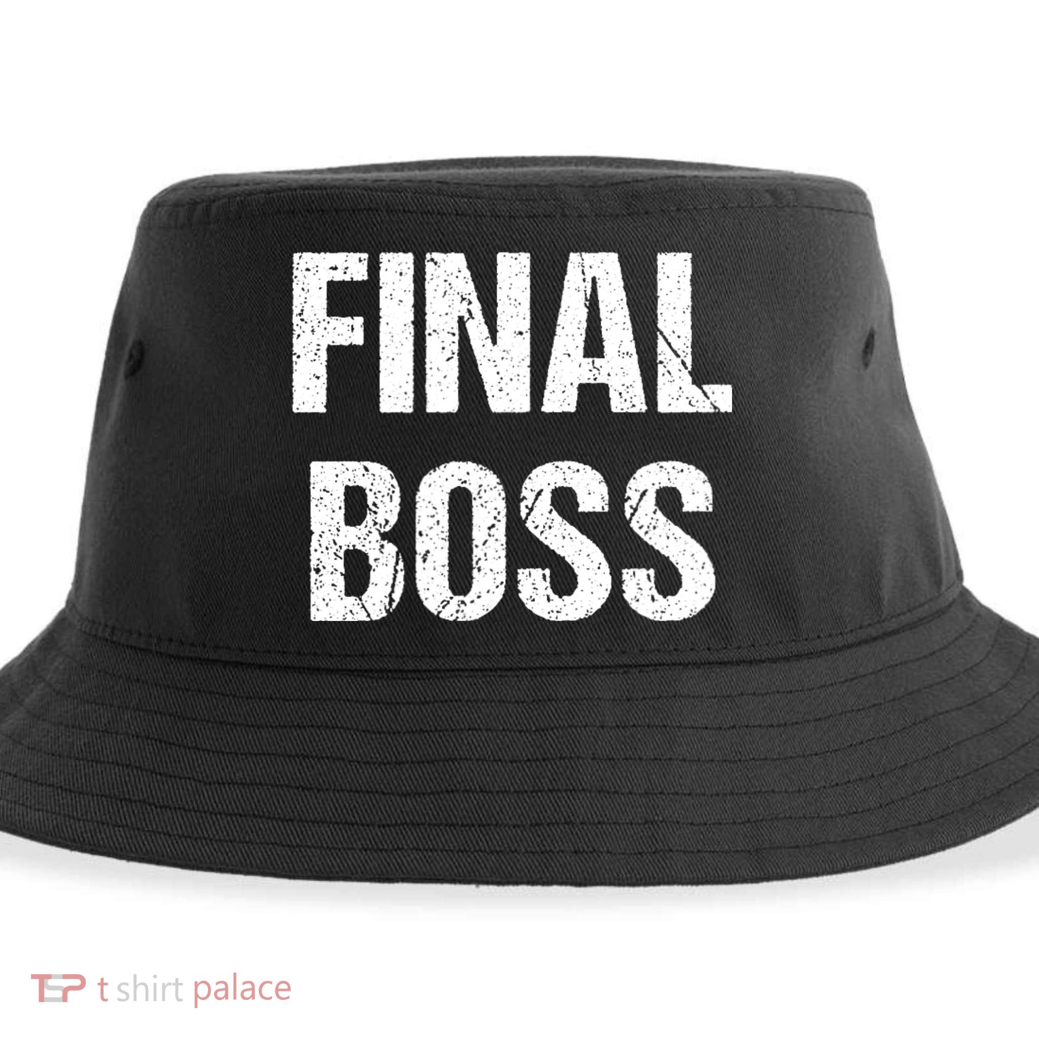 Final Boss Sustainable Bucket Hat