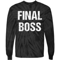 Final Boss Tie-Dye Long Sleeve Shirt