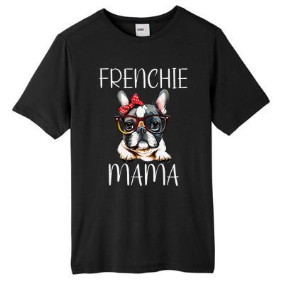 French Bulldog Frenchie Mama Watercolor Dog Mother's Day Mom Tall Fusion ChromaSoft Performance T-Shirt