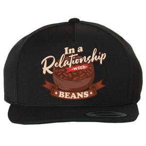 Funny Bean Food Quotes Vegetable Lover Vegan Vegetarian Gift Wool Snapback Cap