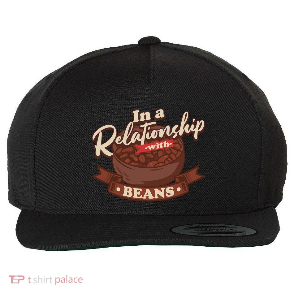 Funny Bean Food Quotes Vegetable Lover Vegan Vegetarian Gift Wool Snapback Cap