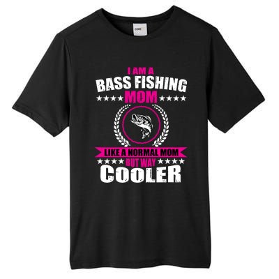 Funny Bass Fishing Mom Largemouth Bass Fish Gift Tall Fusion ChromaSoft Performance T-Shirt