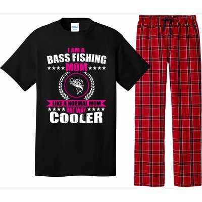 Funny Bass Fishing Mom Largemouth Bass Fish Gift Pajama Set