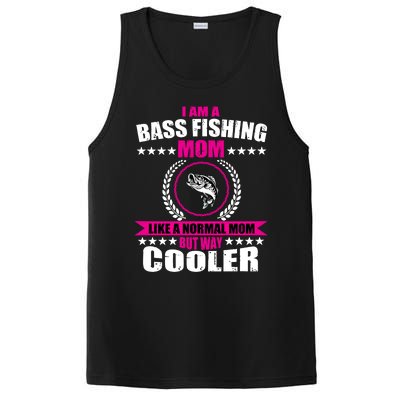 Funny Bass Fishing Mom Largemouth Bass Fish Gift PosiCharge Competitor Tank