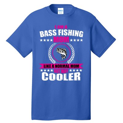 Funny Bass Fishing Mom Largemouth Bass Fish Gift Tall T-Shirt