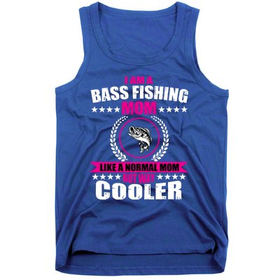 Funny Bass Fishing Mom Largemouth Bass Fish Gift Tank Top