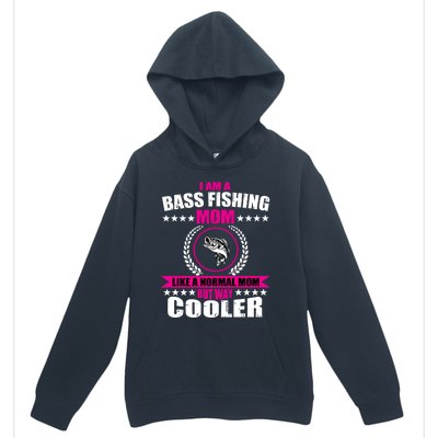 Funny Bass Fishing Mom Largemouth Bass Fish Gift Urban Pullover Hoodie