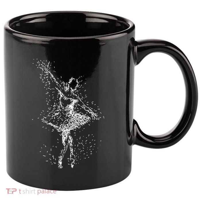 Fading Ballerina 11oz C Handle Ceramic Mug