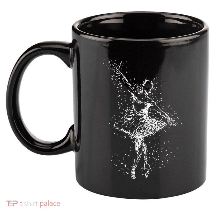Fading Ballerina 11oz C Handle Ceramic Mug