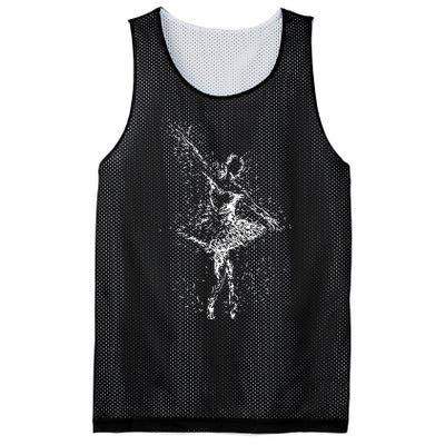 Fading Ballerina Mesh Reversible Basketball Jersey Tank