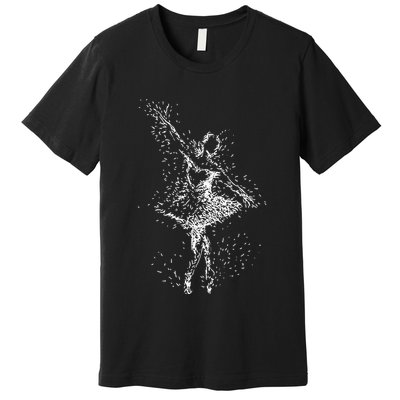 Fading Ballerina Premium T-Shirt