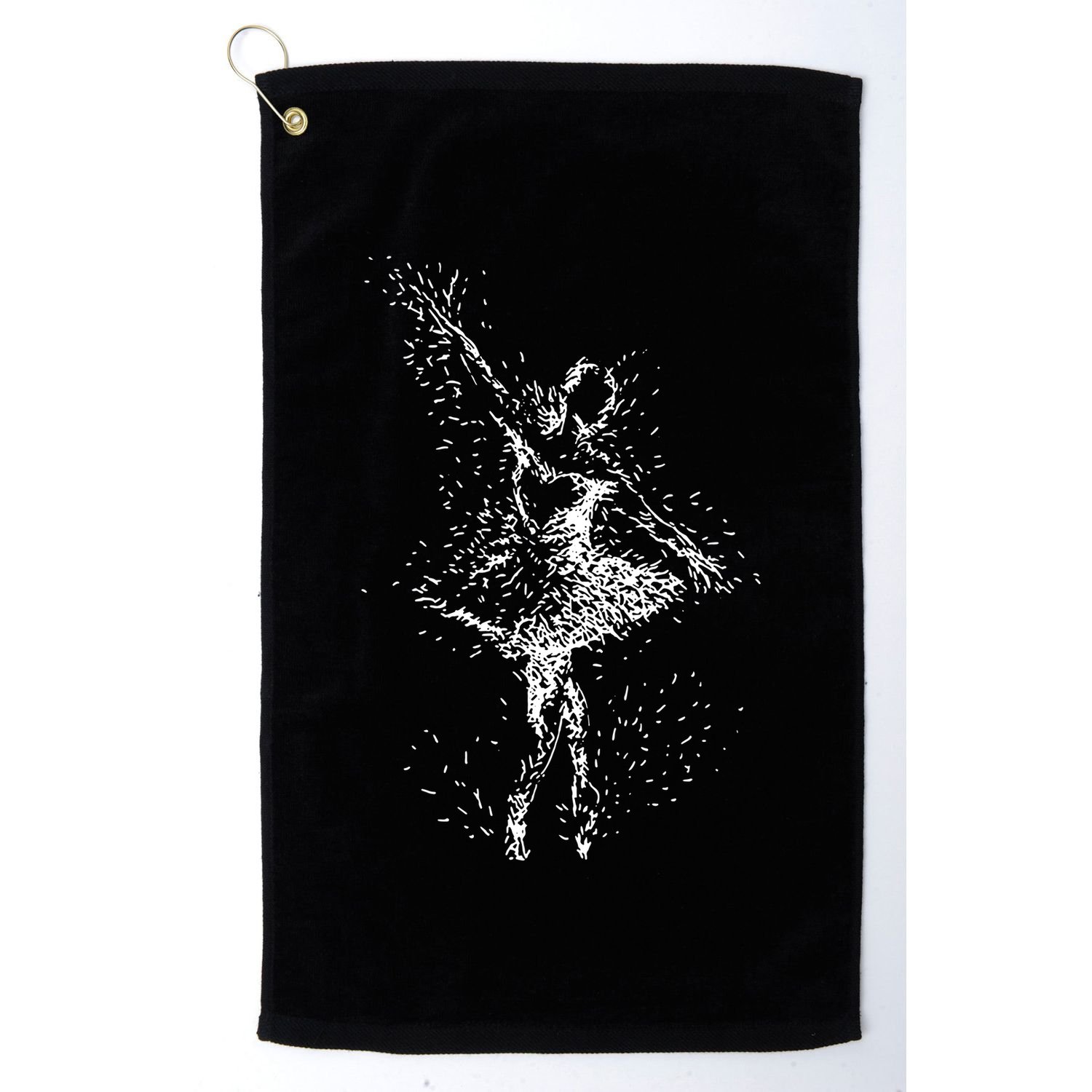 Fading Ballerina Golf Towel