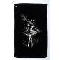 Fading Ballerina Golf Towel