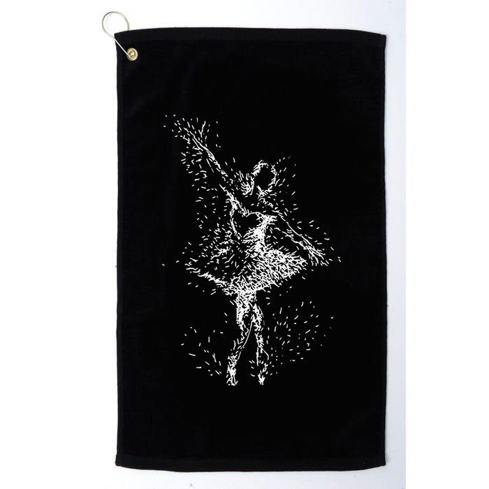 Fading Ballerina Golf Towel
