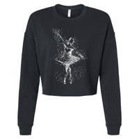 Fading Ballerina Cropped Pullover Crew