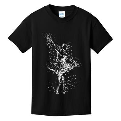 Fading Ballerina Kids T-Shirt
