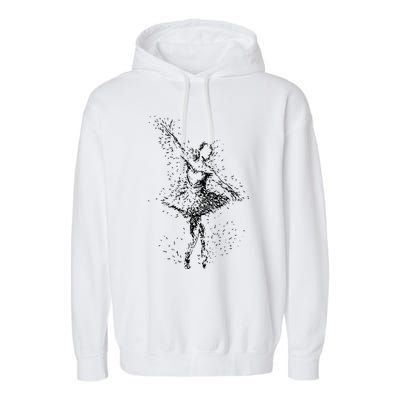 Fading Ballerina Garment-Dyed Fleece Hoodie