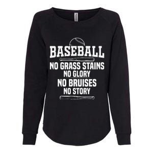 Funny Baseball Fan Baseball Player Womens California Wash Sweatshirt