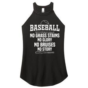 Funny Baseball Fan Baseball Player Women's Perfect Tri Rocker Tank